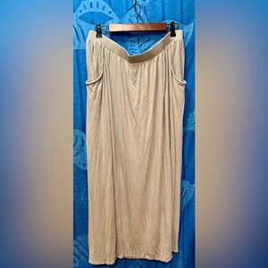 Coldwater Creek Gray Long Skirt